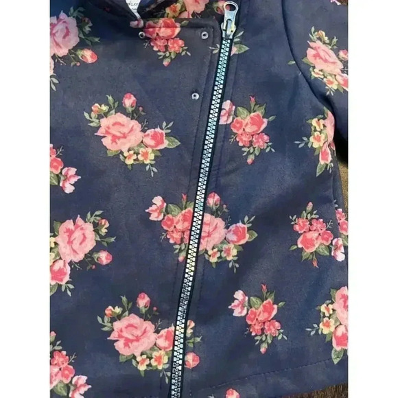 Little Lass | toddler girl moto-style jacket. Size: 3T. - Picture 7 of 14